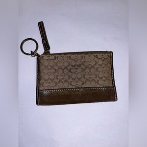 Coach key chain wallet